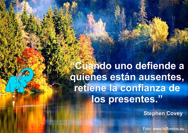 Una Enseñanza de Stephen Covey sobre La Integridad, en La Frase del Día del Elefante Azul de Avilés.